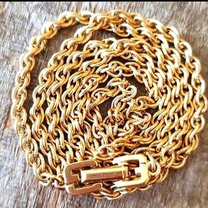 Authentic Vintage Givenchy Gold Necklace